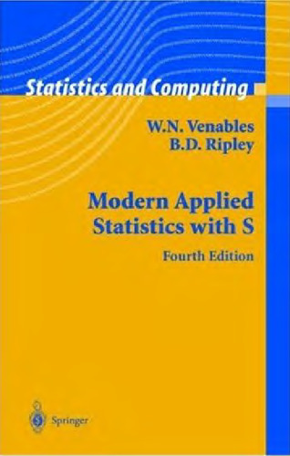 Modern applied statistics with S