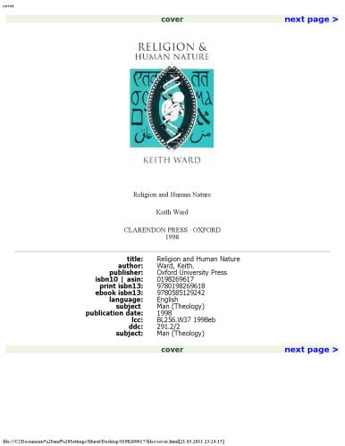 Religion and Human Nature