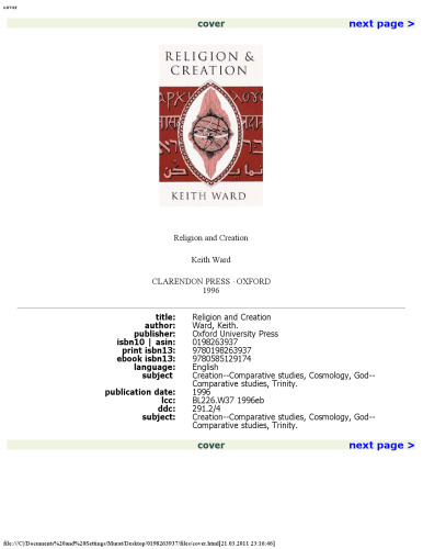 Religion and Creation