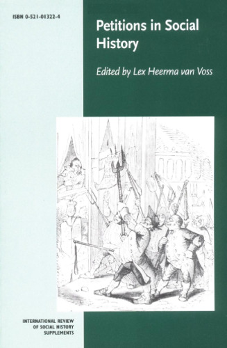 Petitions in Social History (International Review of Social History Supplements)