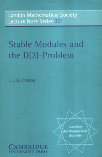 Stable Modules and the D(2)-Problem