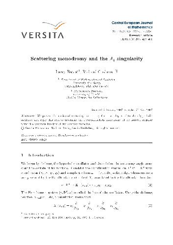 Central European Journal of Mathematics