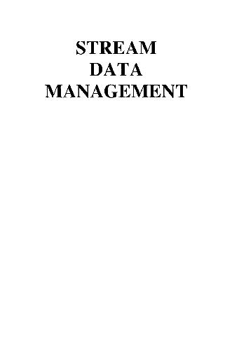 Stream data management