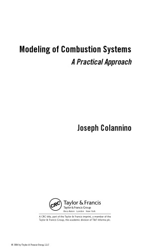 Modeling of Combustion Systems: A Practical Approach