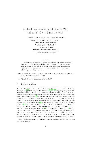 Multiple vortices for a self-dual CP(1) Maxwell-Chern-Simons model