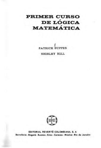 Primer curso de lógica matemática