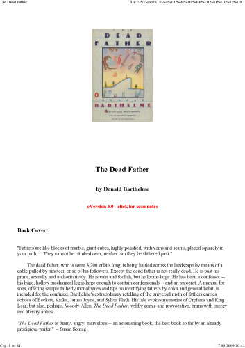 The Dead Father