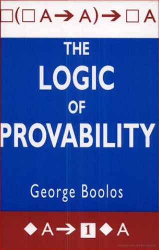 The Logic of Provability