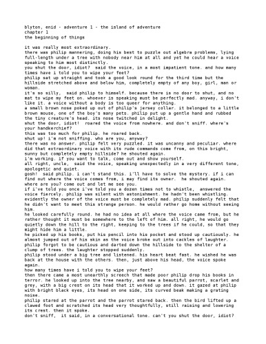 The Island of Adventure (Book One of the Adventure series)