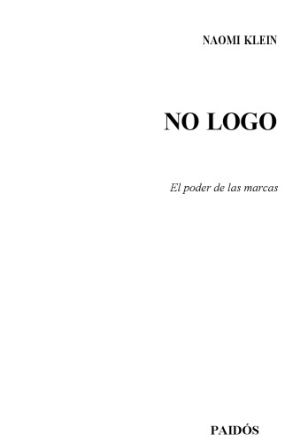 No logo: El Poder De Las Marcas