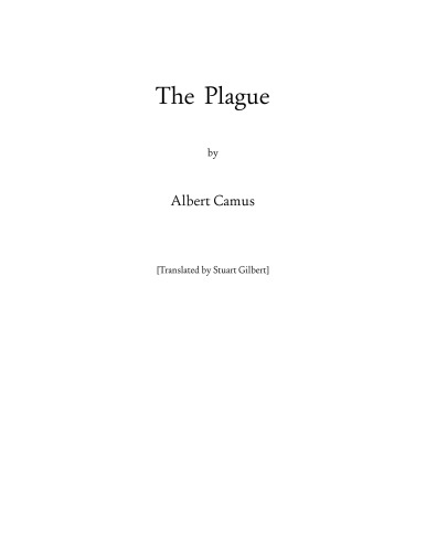 The Plague
