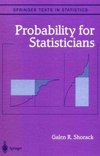 Probability for Statisticians