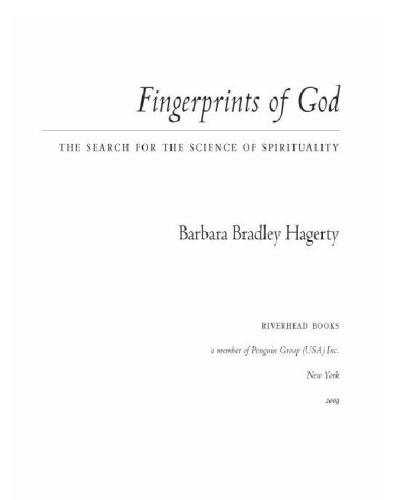 Fingerprints of God: The Search for the Science of Spirituality