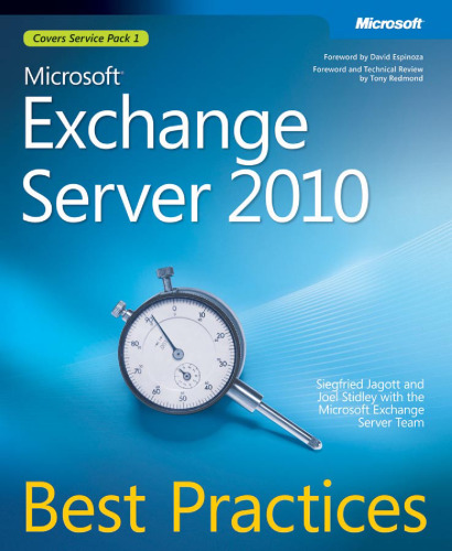 Microsoft Exchange Server 2010 Best Practices (Best Practices (Microsoft))