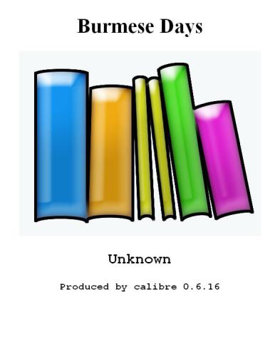 Burmese Days