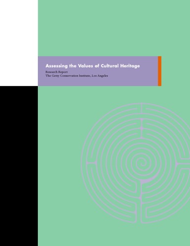 Assessing the Values of Cultural Heritage