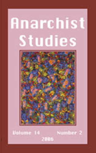 Anarchist Studies (2006) Volume 14, Issue 2 14 2