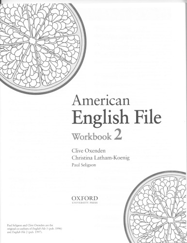 American English File 2 Workbook