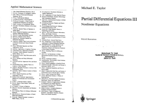 Partial Differential Equations