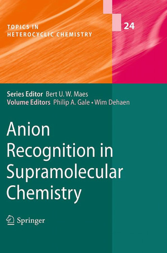 Anion Recognition in Supramolecular Chemistry