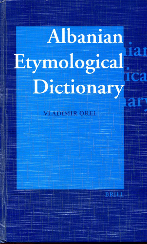 Albanian Etymological Dictionary