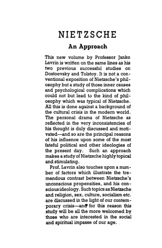 Nietzsche - An Approach