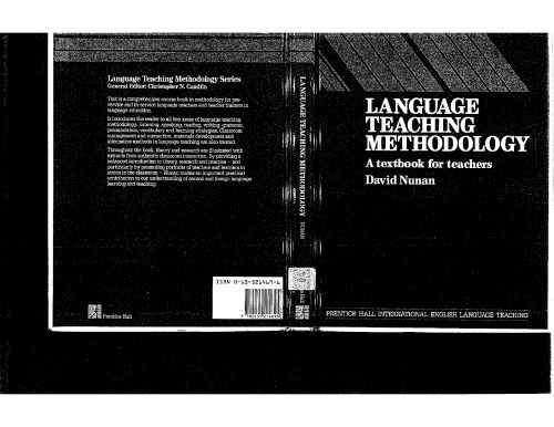 Language Teaching Methodology: A Textbook for Teachers