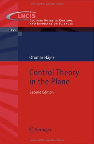 Control Theory in the Plane