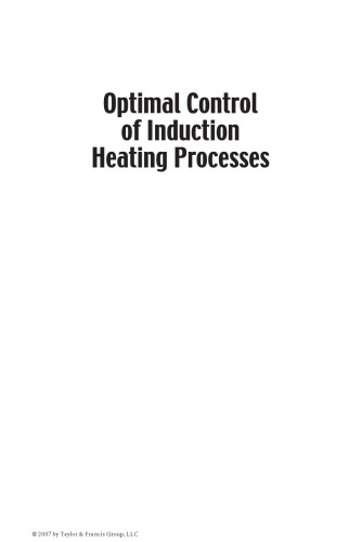 Optimal Control of Induction Heating Processes (Mechanical Engineering, 201)