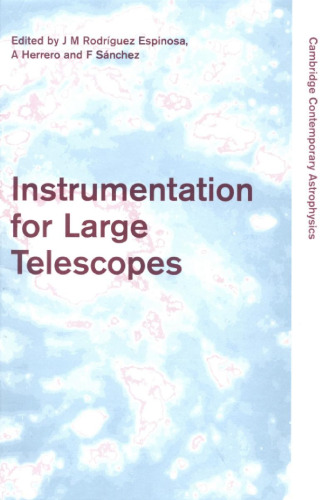 Instrumentation for large telescopes: VII Canary Islands Winter School of ...