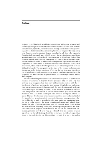 Interphases and Mesophases in Polymer Crystallization II (Advances in Polymer Science) (v. 2)