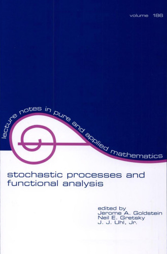Stochastic Processes and Functional Analysis
