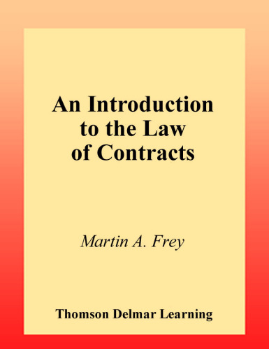 An introduction to the law of contracts