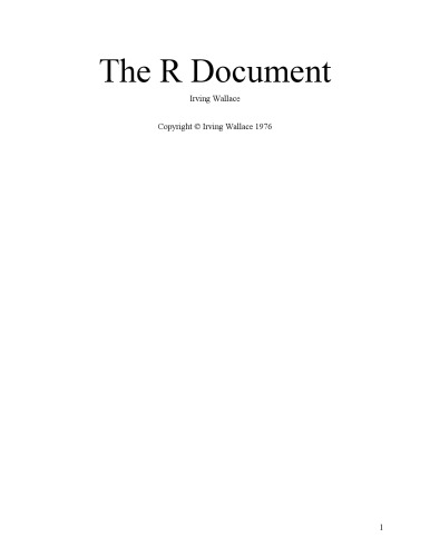 The R document