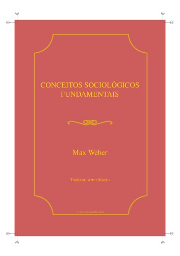 Conceitos Sociológicos Fundamentais