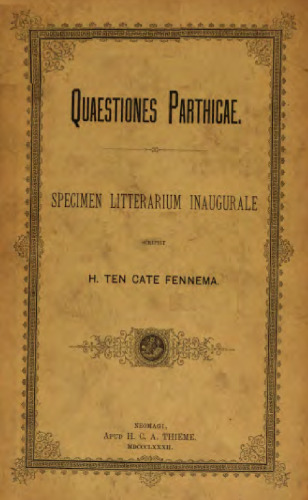 Quaestiones Parthicae