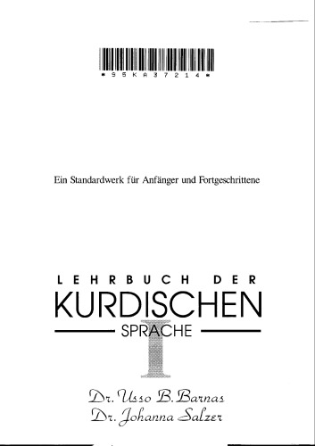 Lehrbuch der kurdischen Sprache