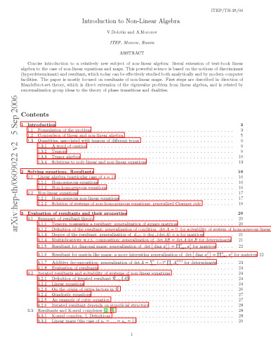 Introduction to Non-Linear Algebra