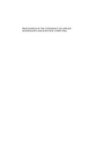 Proceedings of the Conference on Applied Mathematics and Scientific Computing
