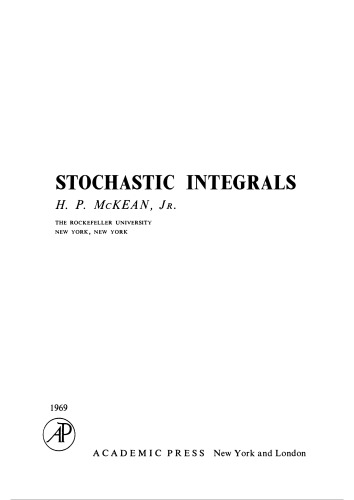 Stochastic integrals