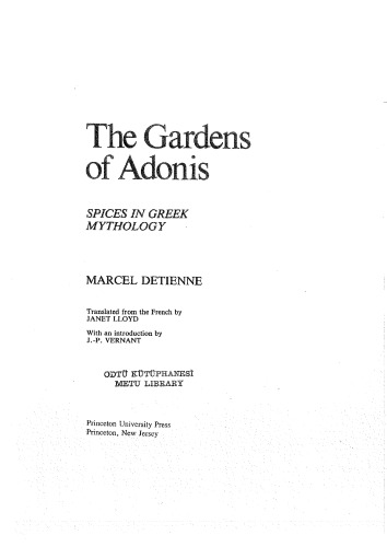 The Gardens of Adonis