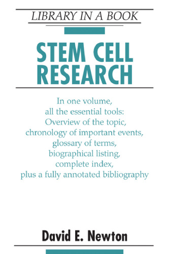 Stem Cell Research (Library in a Book)