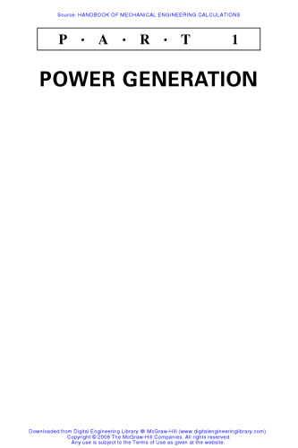 Handbook of mechanical engineering calculations