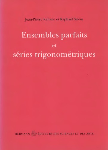 Ensembles parfaits et séries trigonométriques