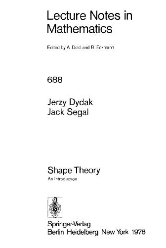 Shape Theory: An Introduction