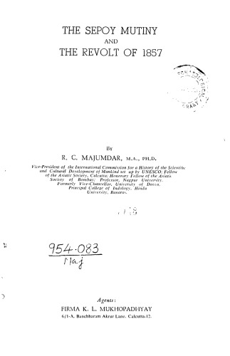 The Sepoy Mutiny and the revolt of 1857