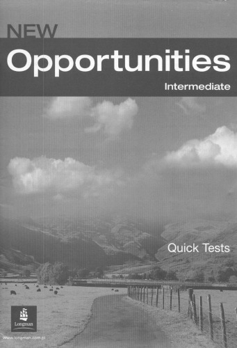 New Opportunities: Intermediate Quick Tests