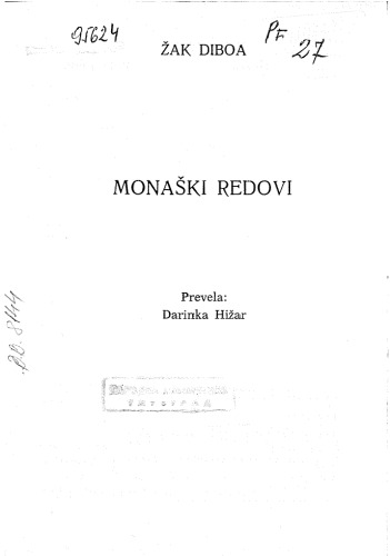 Monaški redovi