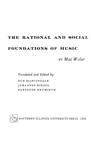 The Rational and Social Foundations of Music