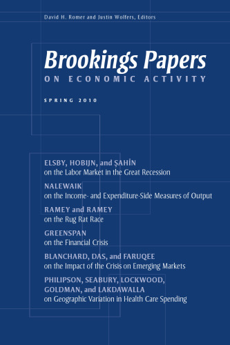 Brookings Papers on Economic Activity: Spring 2010